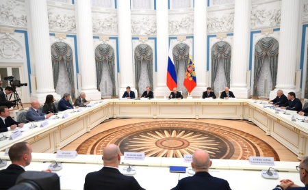 Встреча главы государства с представителями российских деловых кругов
