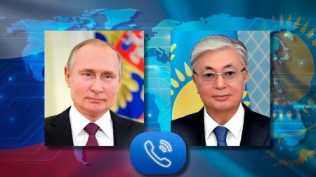 Телефонный разговор Владимира Путина с Президентом Казахстана