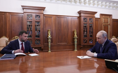 Встреча с главой Донецкой Народной Республики Денисом Пушилиным